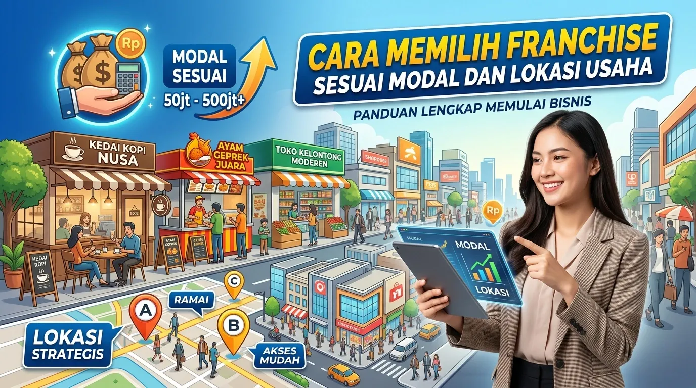 Cara Memilih Franchise Sesuai Modal dan Lokasi Usaha
