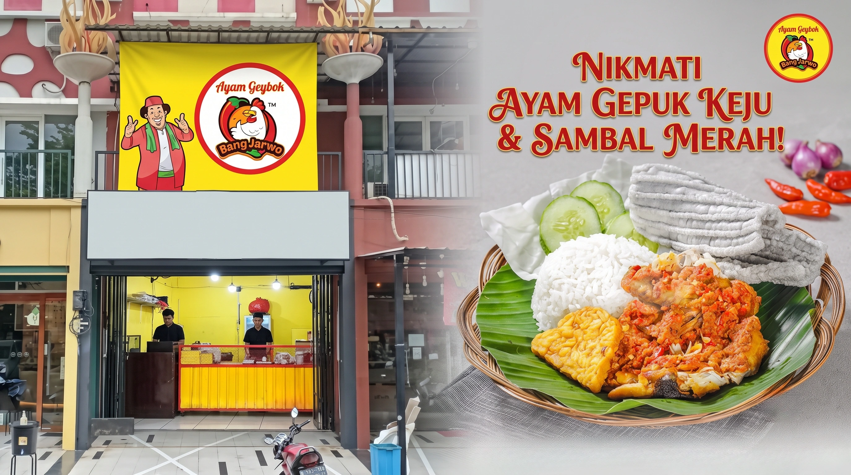 Franchise Ayam Geybok Bang Jarwo - Franchise Makanan modal kecil