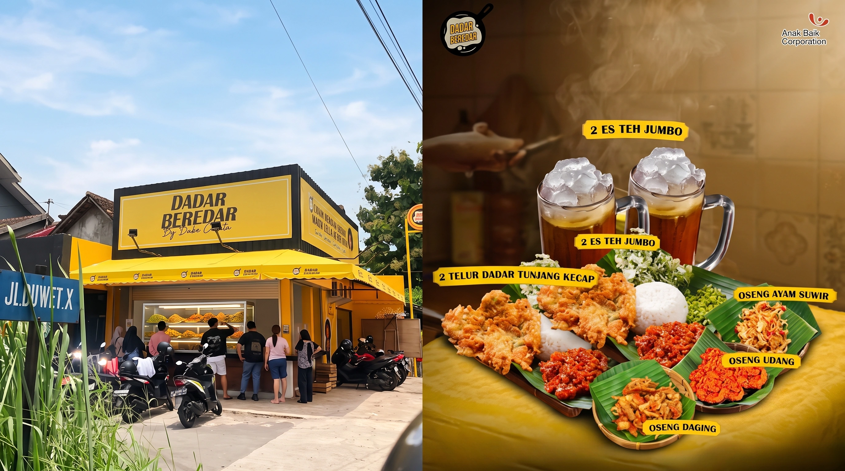 Franchise Dadar Beredar - Franchise Makanan modal kecil