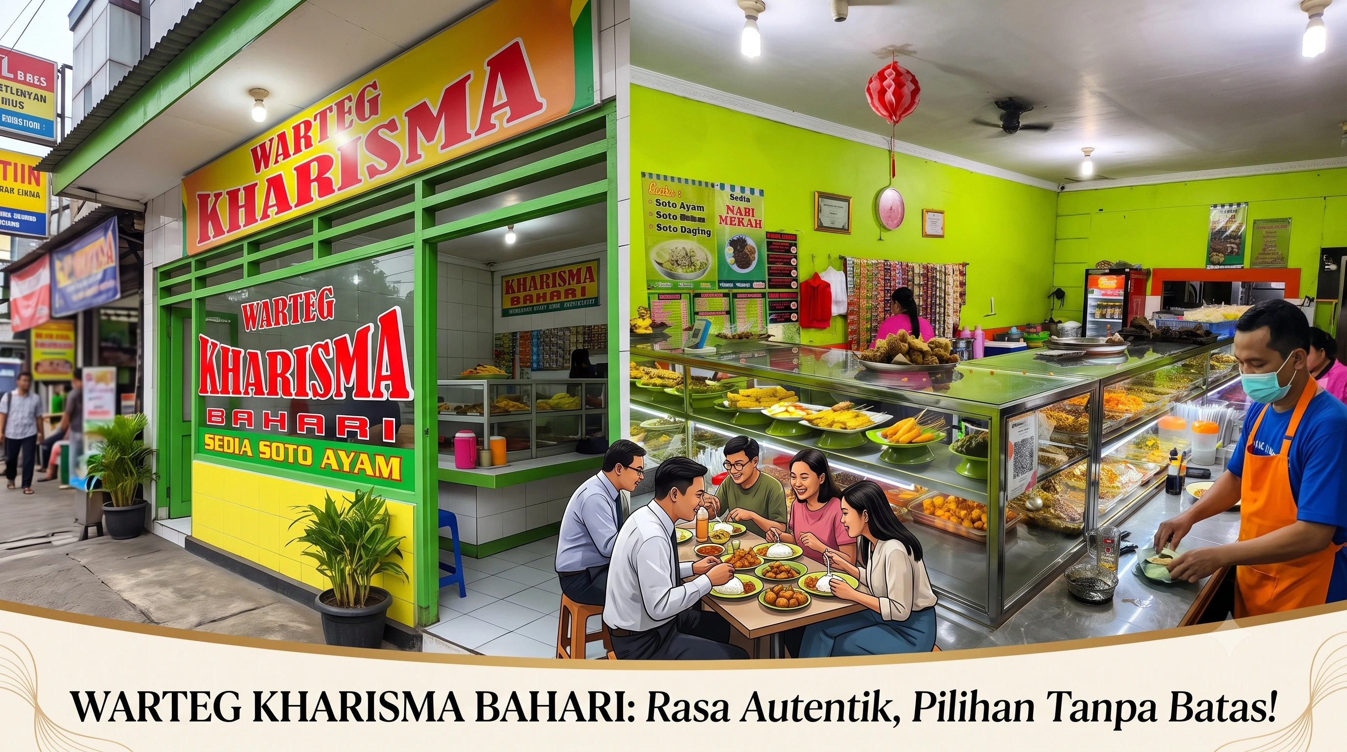 Franchise Warteg Kharisma Bahari - Franchise Makanan modal kecil